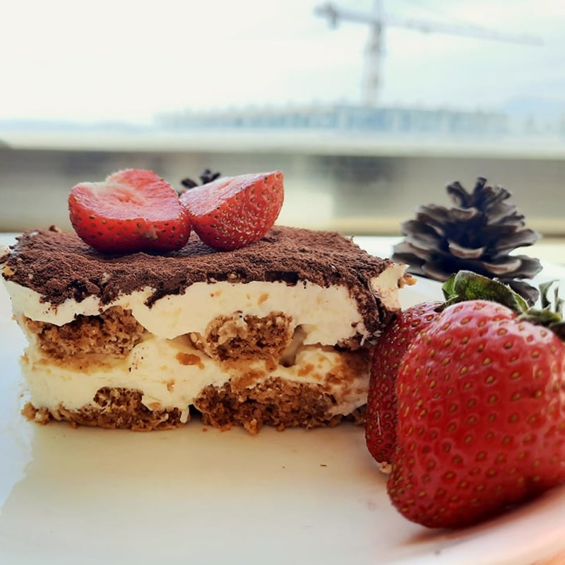 Bước 6 Thành phẩm Bánh tiramisu