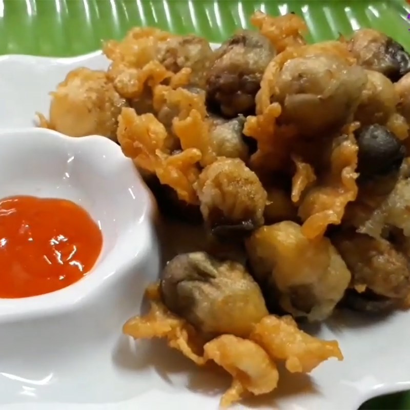 Bước 4 Thành phẩm Nấm rơm chiên giòn