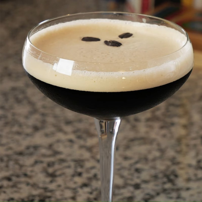 Bước 3 Thành phẩm Cà phê Espresso Martini Cocktail