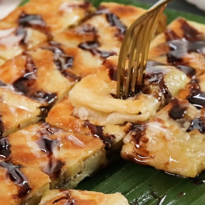 Bước 5 Thành phẩm Bánh roti chuối Thái Lan