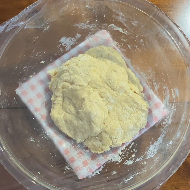 Bước 1 Trộn bột bánh Bánh mì sữa khoai lang tím