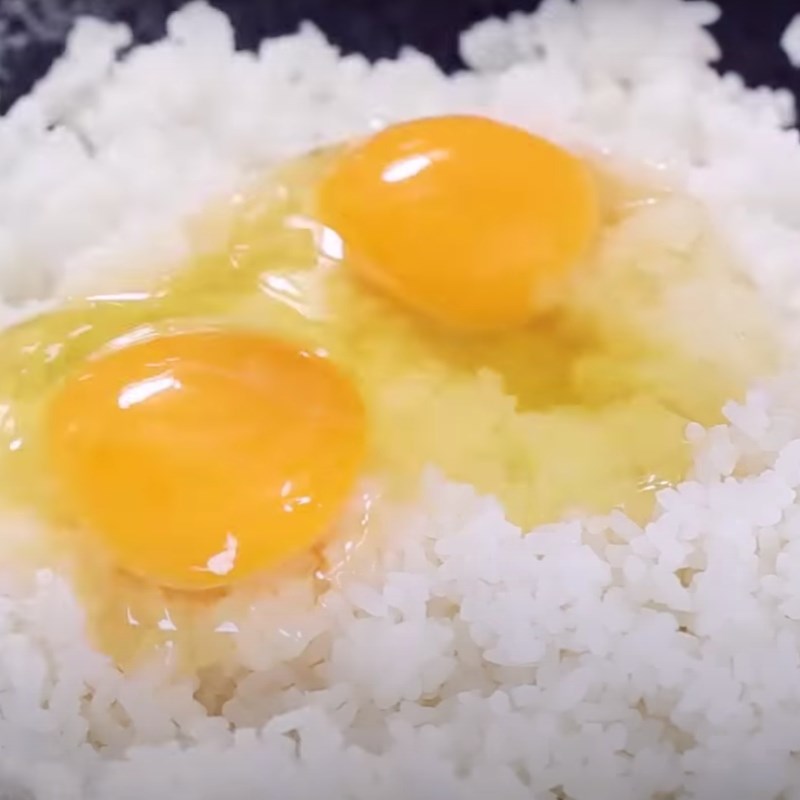 Bước 3 Trộn cơm Cơm bạch tuộc