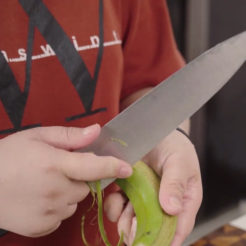 Bước 2 Sơ chế các nguyên liệu khác Bánh cuốn tôm chua