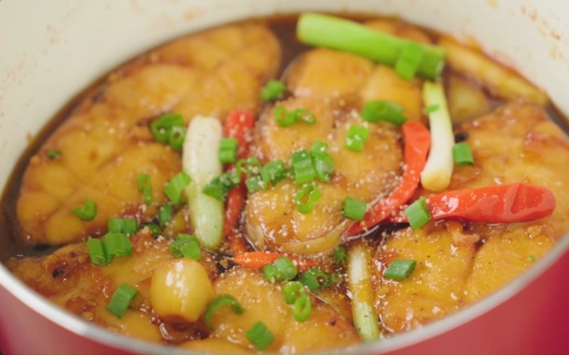 Cá thu kho mặn ngọt 