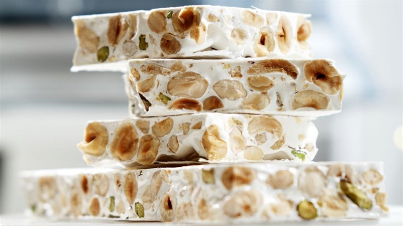 White nougat từ lòng trắng trứng