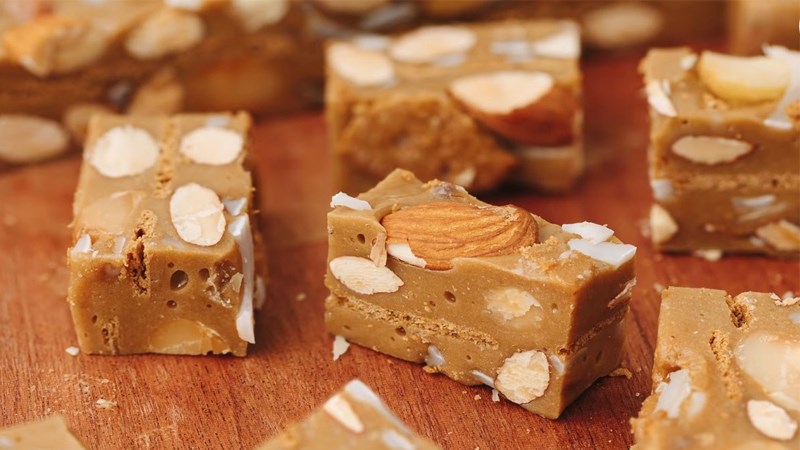 Nougat sữa dừa cà phê