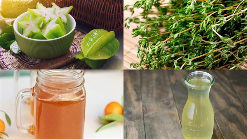 Nguyên liệu món ăn 2 cách làm nước ép khế