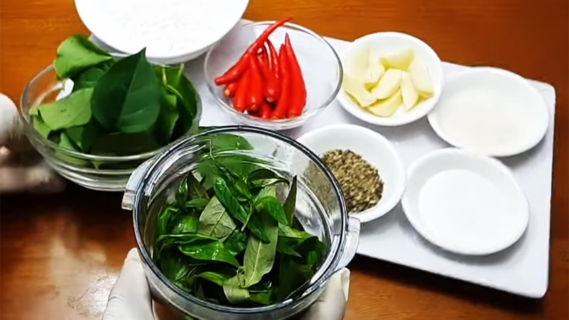 nguyên liệu làm muối ớt chấm gà cay