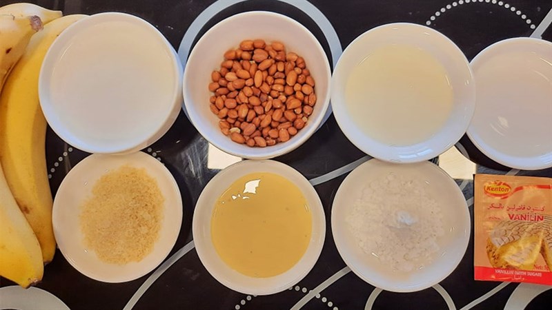 Nguyên liệu món ăn kem chuối nước cốt dừa không cần máy xay sinh tố