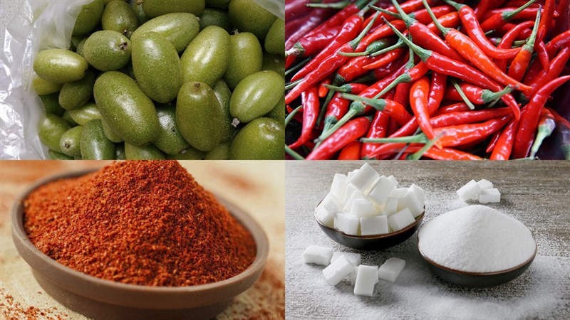 Nhót dầm muối ớt