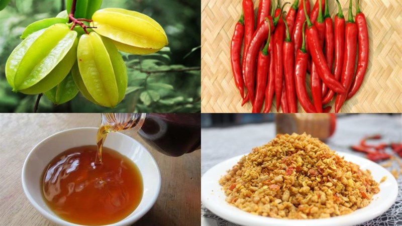 Nguyên liệu món ăn uống 3 phương pháp làm khế dầm