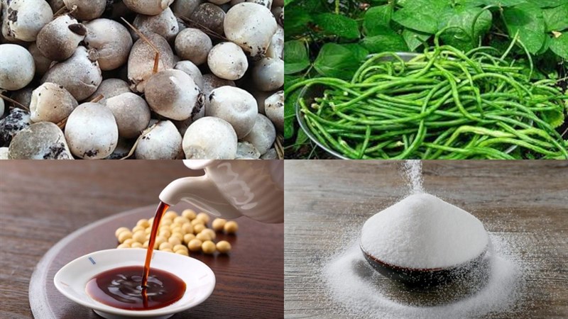 Nguyên vật liệu món nạp năng lượng 3 biện pháp làm cho nấm rơm xào chay