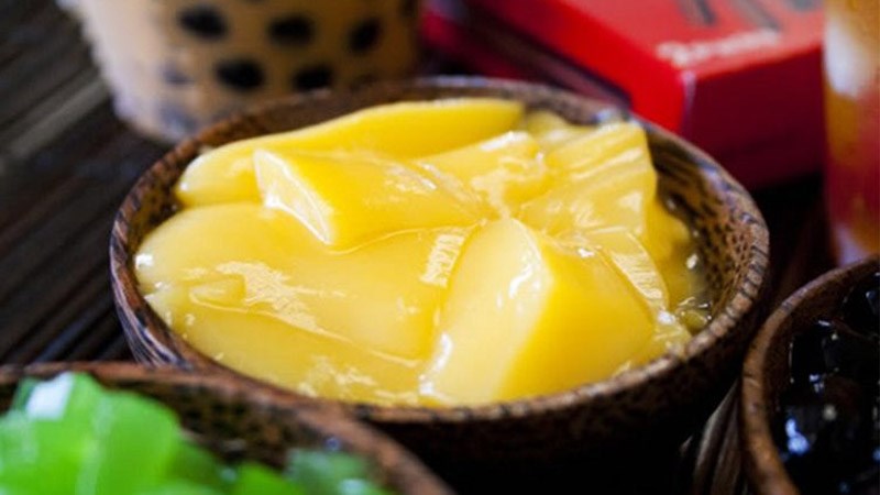 Pudding trà sữa