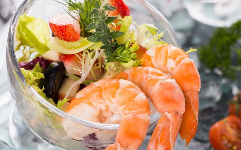 Salad Cocktail tôm (Shrimp Cocktail)