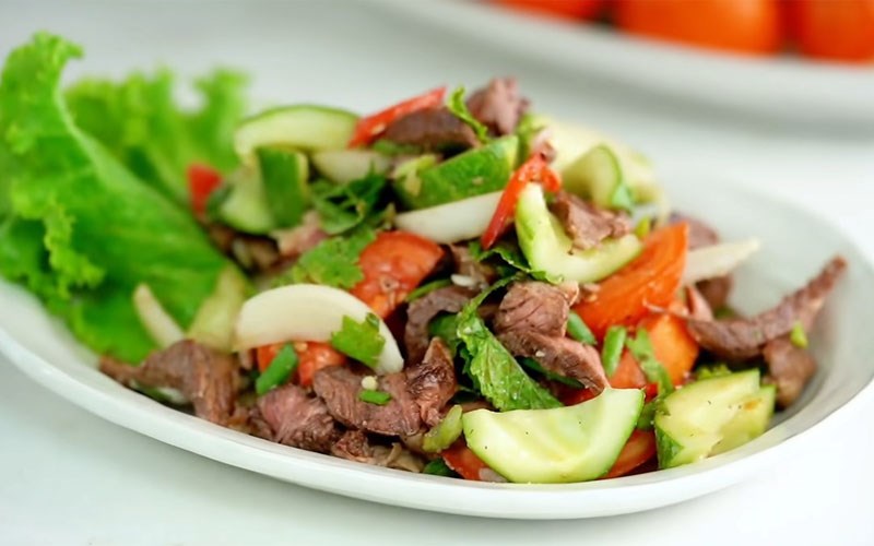  Salad thịt bò