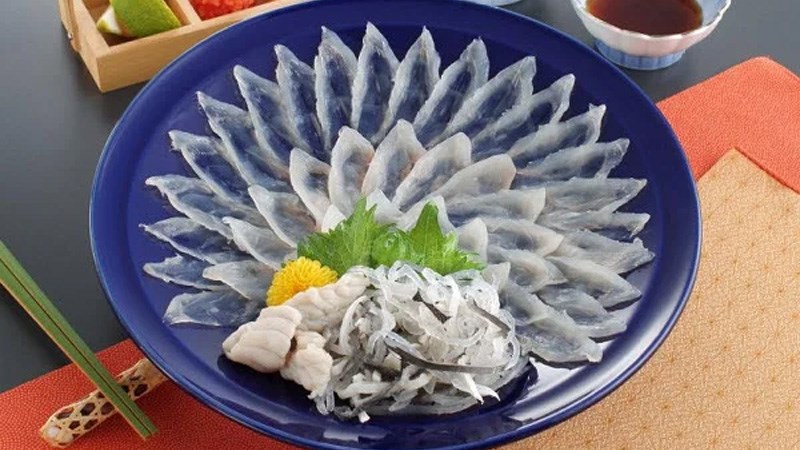 Fugu sashimi (cá nóc)