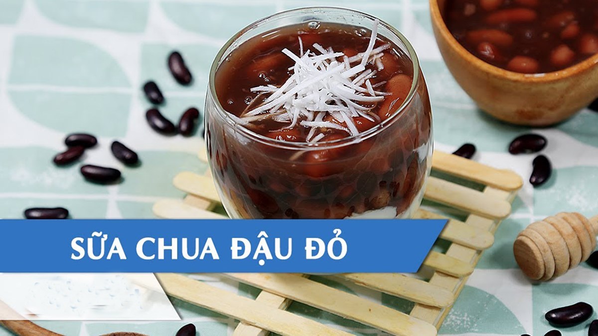 Sữa chua đậu đỏ