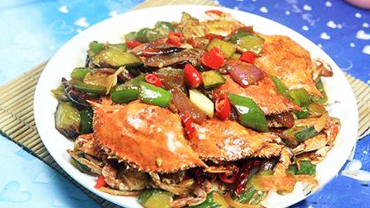 Ghẹ xào cay