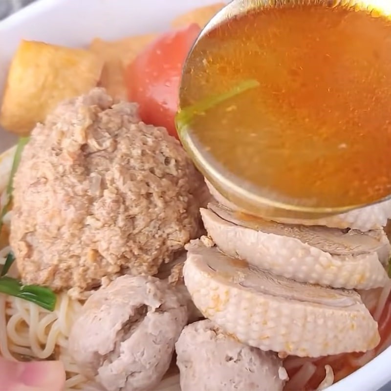 Bước 5 Hoàn thành Bún riêu vịt