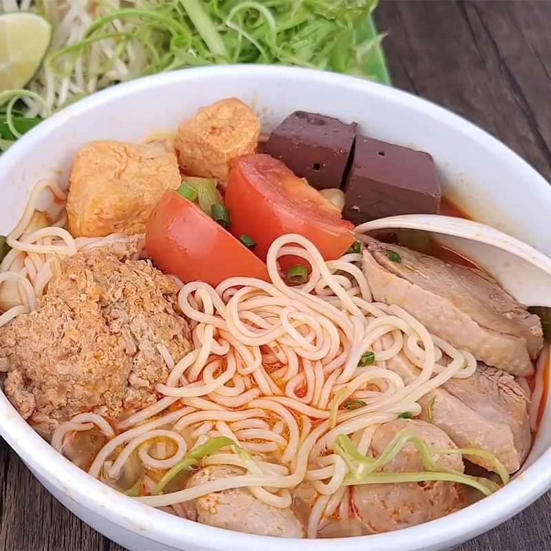 Bước 6 Thành phẩm Bún riêu vịt