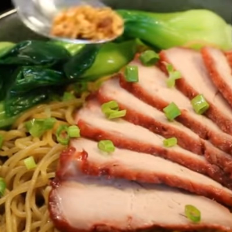 Bước 9 Hoàn thành Mì khô xá xíu