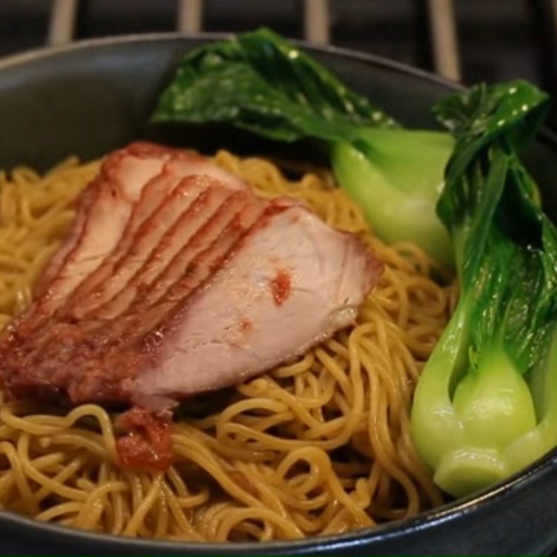 Bước 9 Hoàn thành Mì khô xá xíu