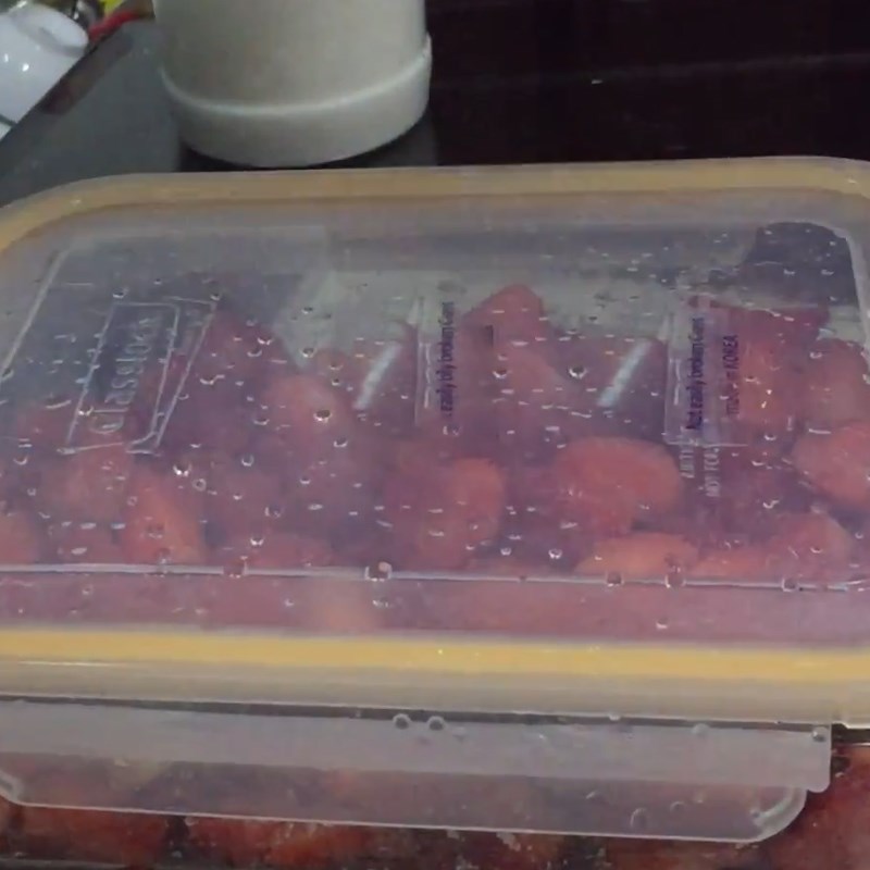 Bước 3 Hoàn thành Dâu tây ngâm đường