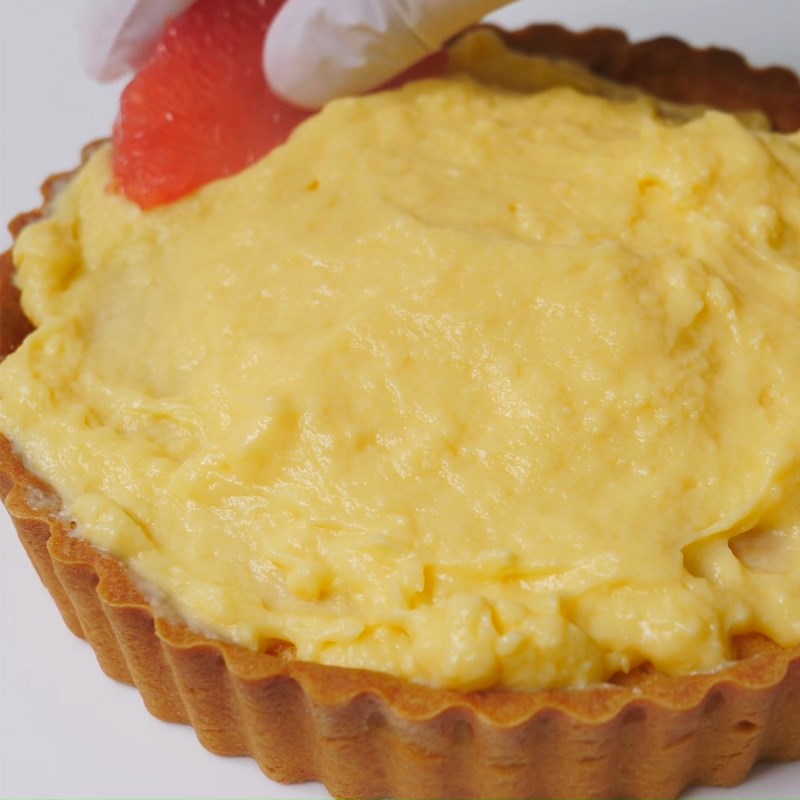 Bước 7 Hoàn thành Bánh tart bưởi hồng