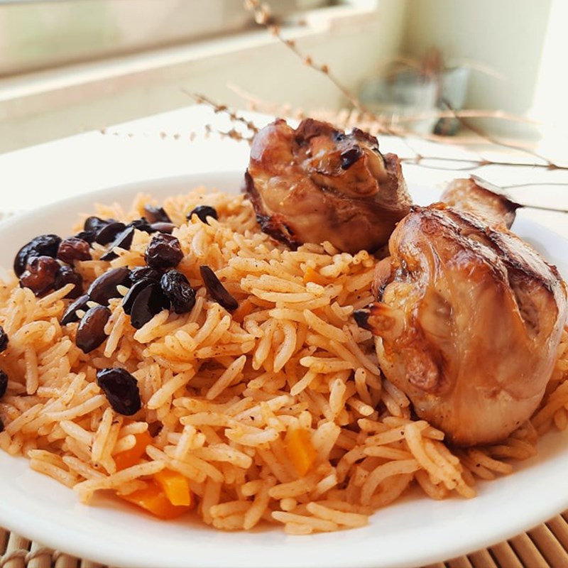 Bước 5 Hoàn thành Cơm kabsa Ả Rập