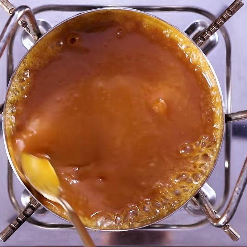 Bước 1 Làm caramel Caramel đá xay