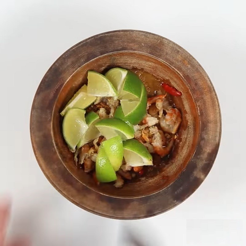 Bước 1 Làm sốt trộn Mì trộn chua cay tôm khô