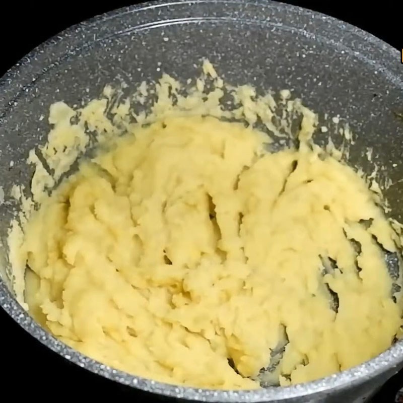 Bước 1 Nấu đậu Chè bột lọc nhân đậu xanh