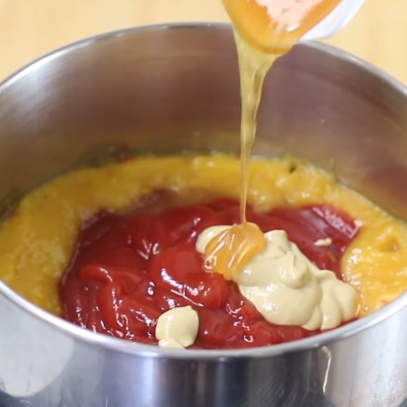Bước 3 Nấu sốt xoài Sốt xoài BBQ