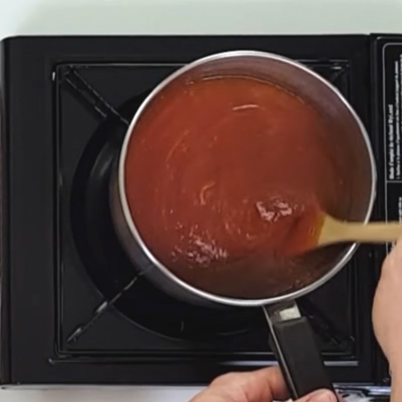 Bước 3 Nấu sốt xoài Sốt xoài BBQ