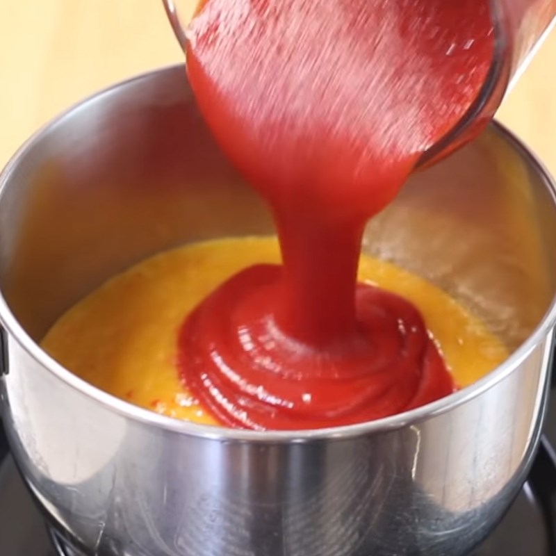 Bước 3 Nấu sốt xoài Sốt xoài BBQ