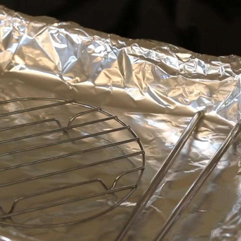 Bước 5 Nướng thịt Mì khô xá xíu