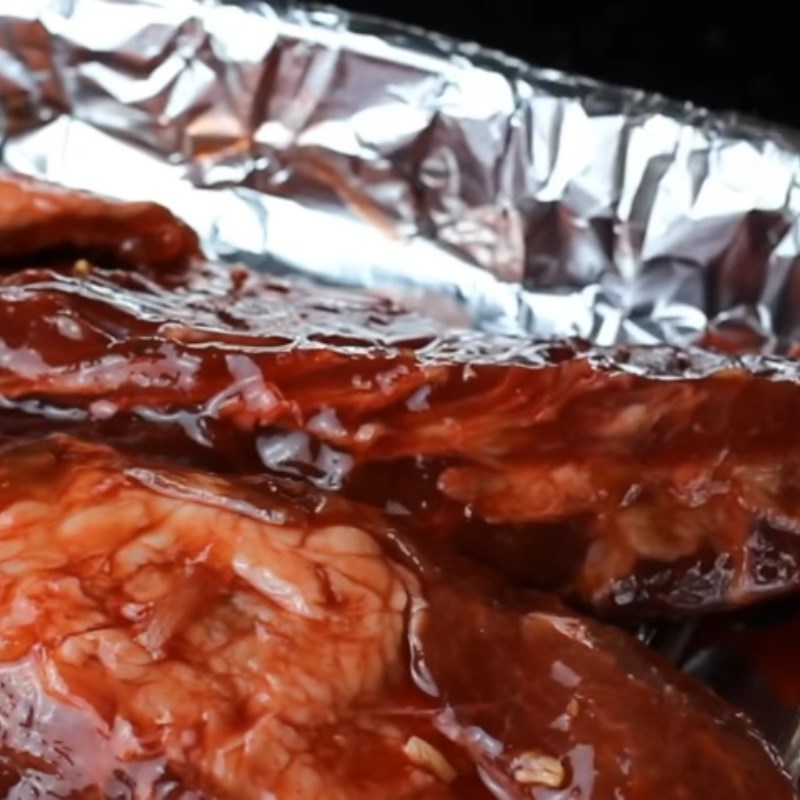 Bước 5 Nướng thịt Mì khô xá xíu