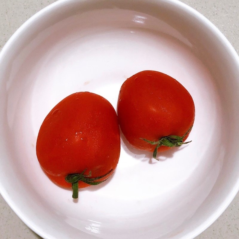 Bước 1 Sơ chế nguyên liệu Đậu hũ sốt cà chua chay