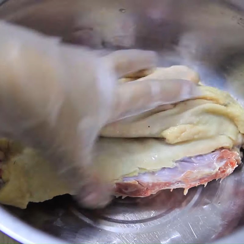 Bước 1 Sơ chế thịt vịt Vịt nướng chao