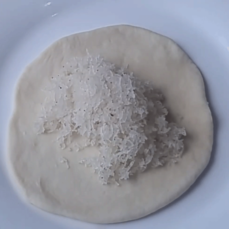 Bước 3 Tạo hình bánh bao Bánh bao nhân dừa