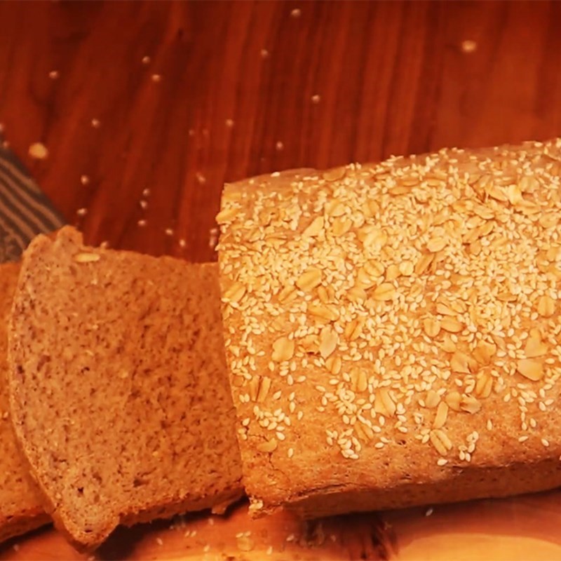 Bước 6 Thành phẩm Bánh mì yến mạch nguyên cám