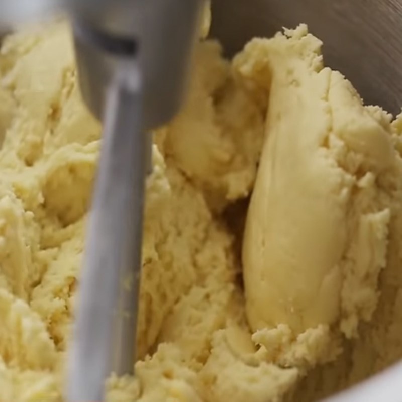 Bước 1 Trộn bột Bánh tart sầu riêng