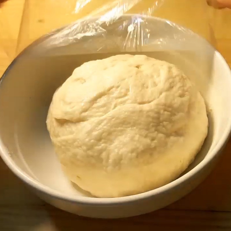 Bước 1 Trộn và nhồi bột bánh Bánh su kem chiên xù