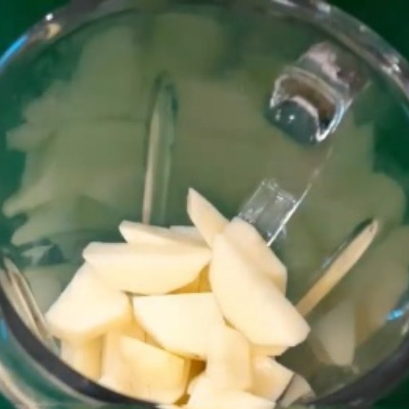 Bước 2 Xay khoai tây Nước ép khoai tây