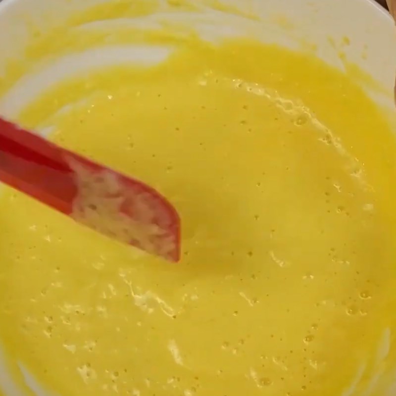 Bước 2 Xay nhuyễn xoài với mayonnaise Sốt xoài mayonnaise