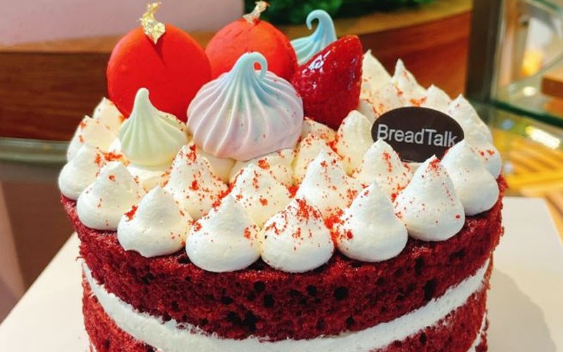 Bánh kem Breadtalk tơi xốp vừa mồm, lớn cơ mà thơm ngon