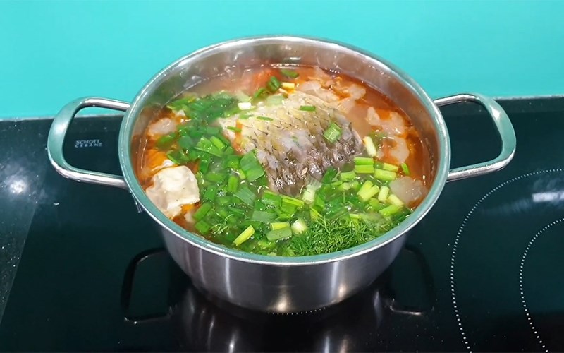 Canh sấu nấu cá