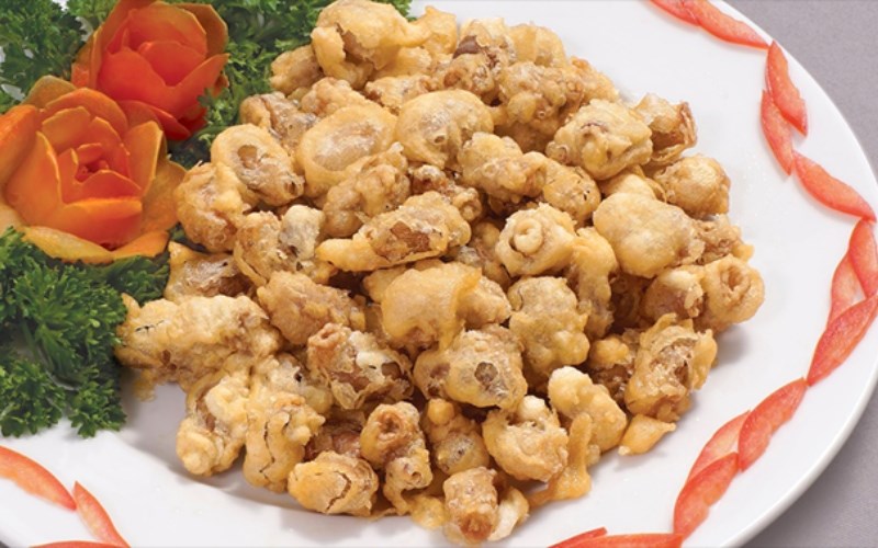 Bao tử cá basa chiên giòn