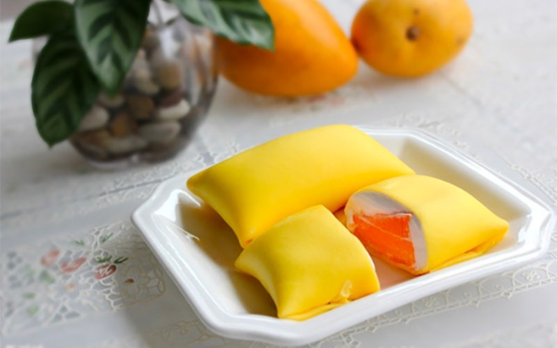 Bánh crepe xoài