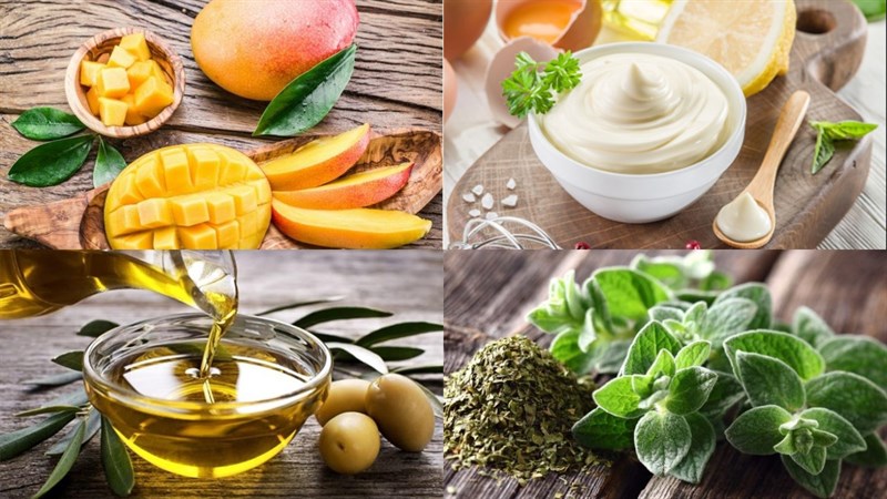 Nguyên liệu món ăn sốt xoài bbq, sốt xoài mayonnaise